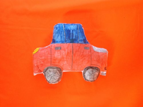 AUTO, dodáváno bílé, určené k malování fixy na textil