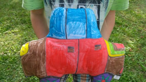 AUTO, dodáváno bílé, určené k malování fixy na textil - Image 7