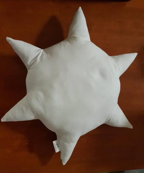SLUNÍČKO, dodáváno bílé, určeno k malování fixy na textil - Image 2