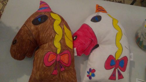 JEDNOROŽEC, dodáván bílý, určený k malování fixy na textil - Image 6