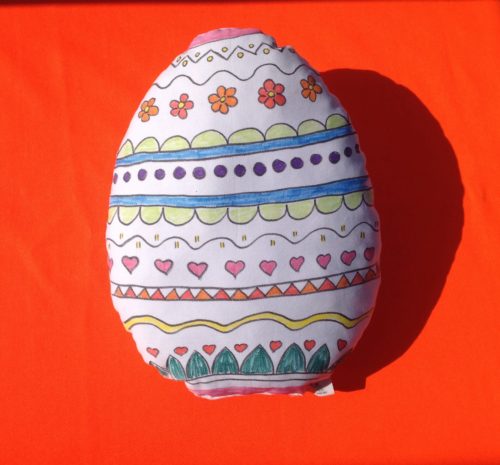 VEJCE velikonoční, dodáváno bílé, určené k malování fixy na textil - Image 3
